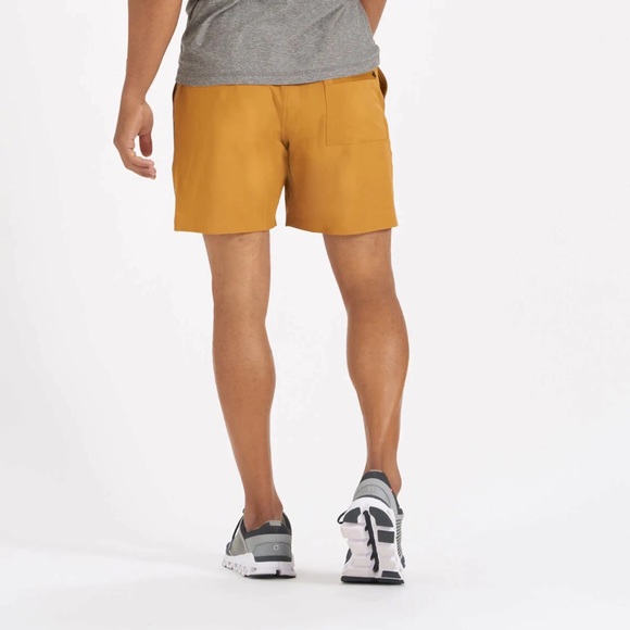 NWT ⛰ Vuori | Trail Short - Dark Golden - Picture 4 of 14